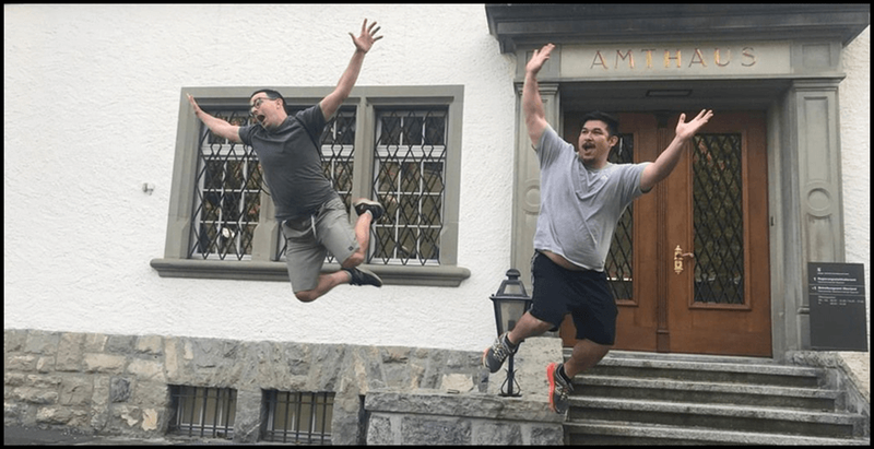 Participants during Mission Impossible in-person game