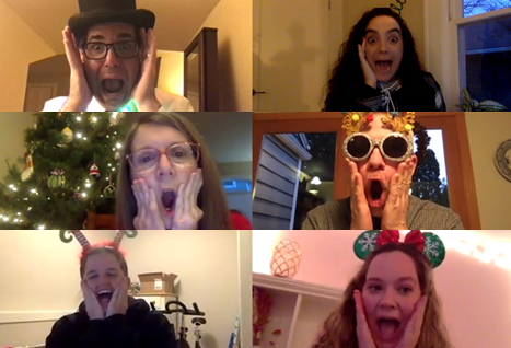 Holiday virtual team building end game moment