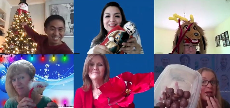 Virtual holiday whodunnit team challenge screenshot