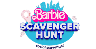Barbie themed scavenger hunt logo
