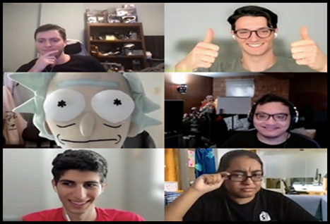 Virtual team end game leaderboard highlight