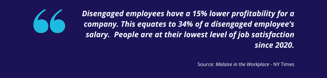 consequences of disengaged employees