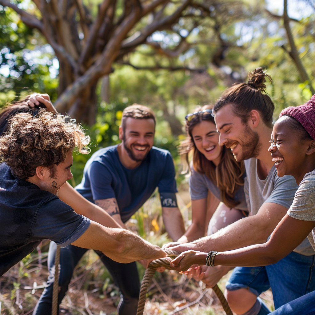 employee engagement program outdoors