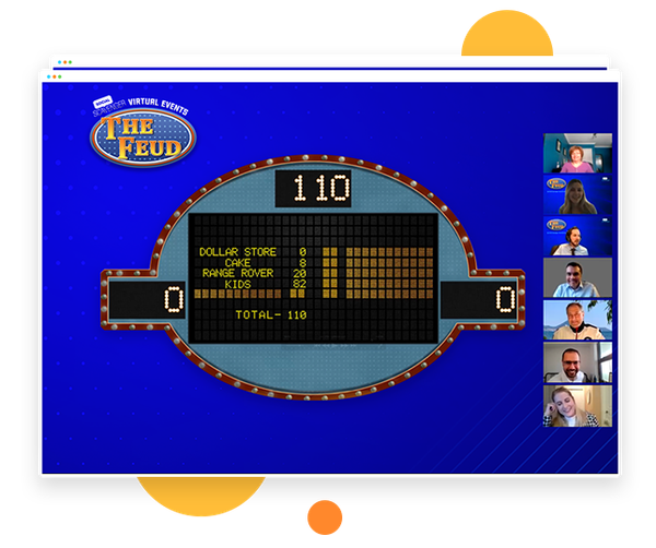The Feud virtual game show interface
