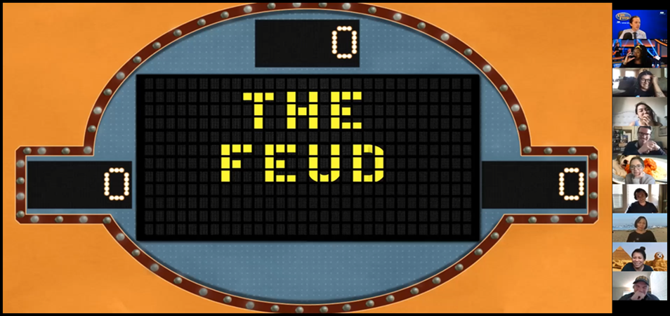 The Feud virtual team game screenshot