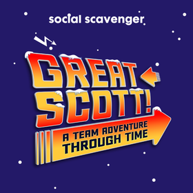 Great Scott holiday game logo