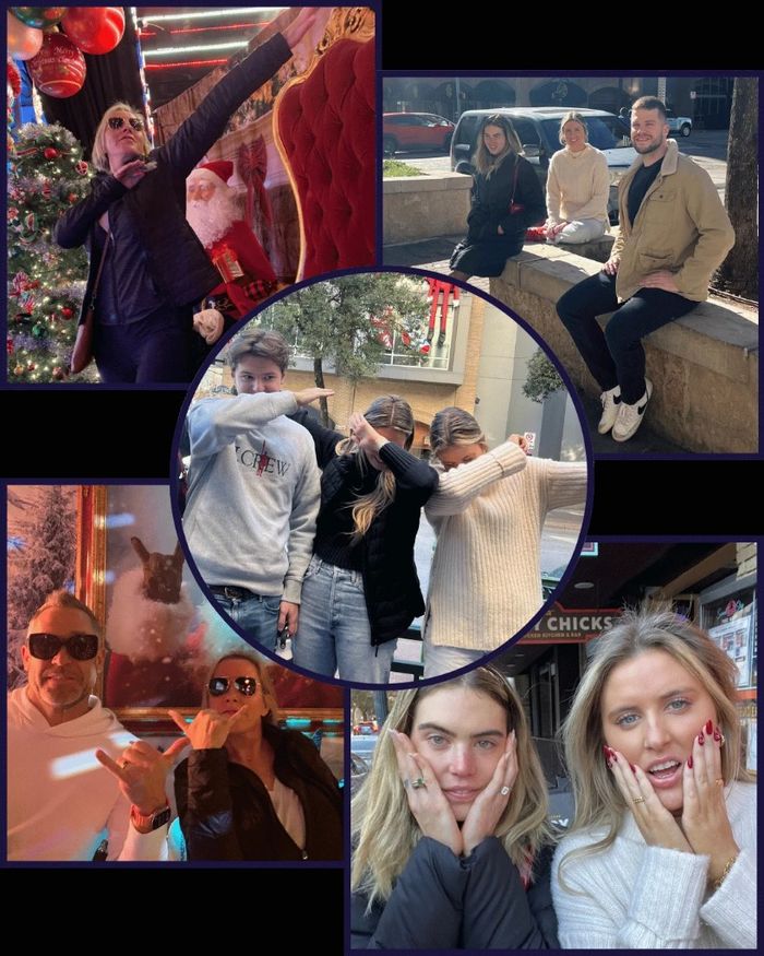Holiday city scavenger hunt photo collage