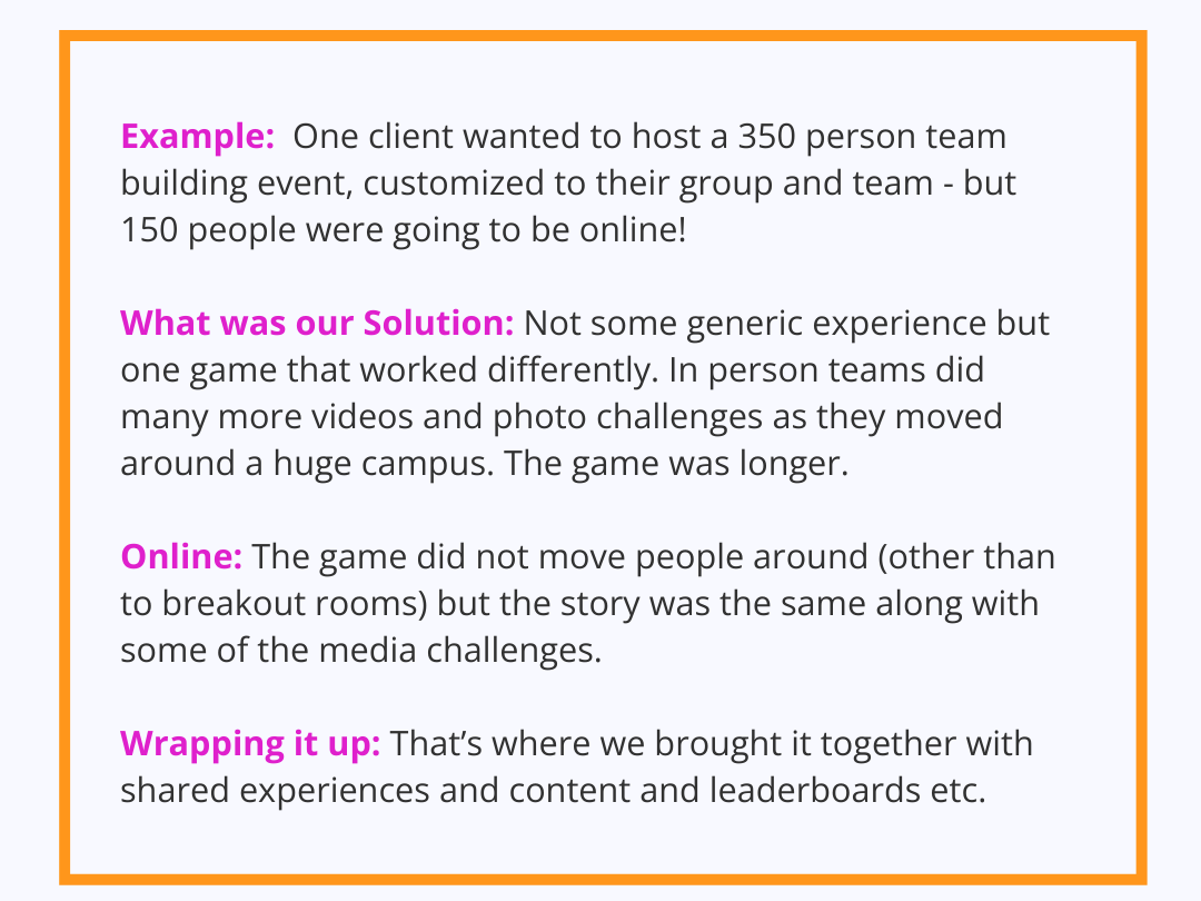 hybrid workplace employee engagement example