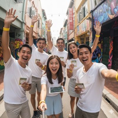 What's a great spot for a Scavenger Hunt - Haji Lane