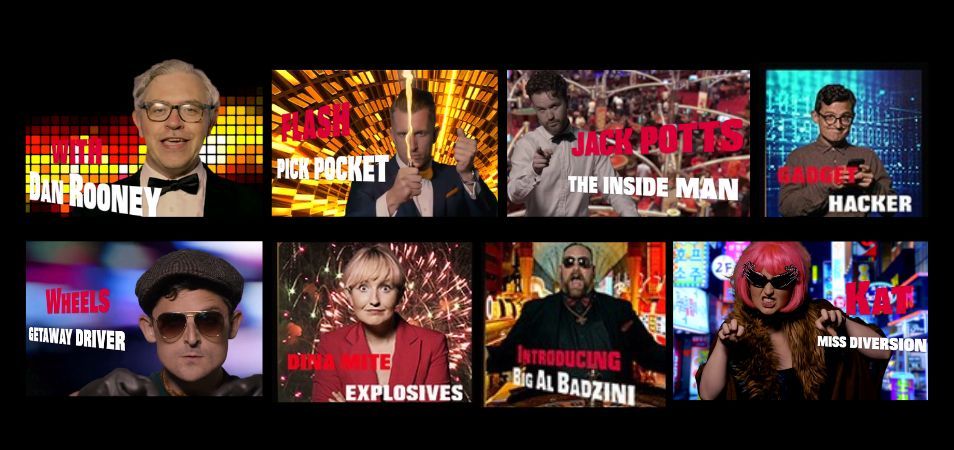 The Big Escape virtual casino heist team challenge screenshot