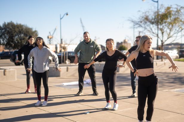 Viral Wednesdays route marker dance challenge