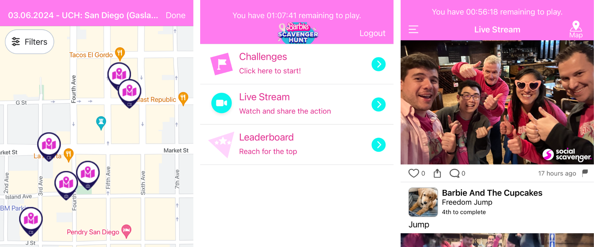 Barbie Scavenger Hunt – Social Scavenger