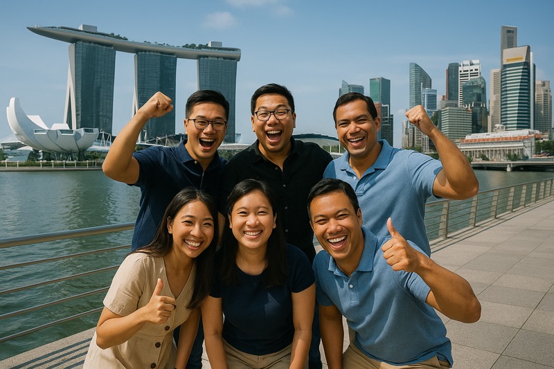 Singapore-Team-Building-Scavenger-Hunt-Fonzie-Challenge Singapore Scavenger Hunts for Teams are Ready to Play!